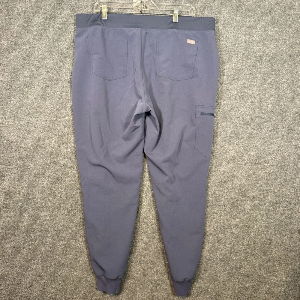 Figs Scrub Pants‎ Adult XL Perrywinkle Jogger Cargo Pockets Technical Collection